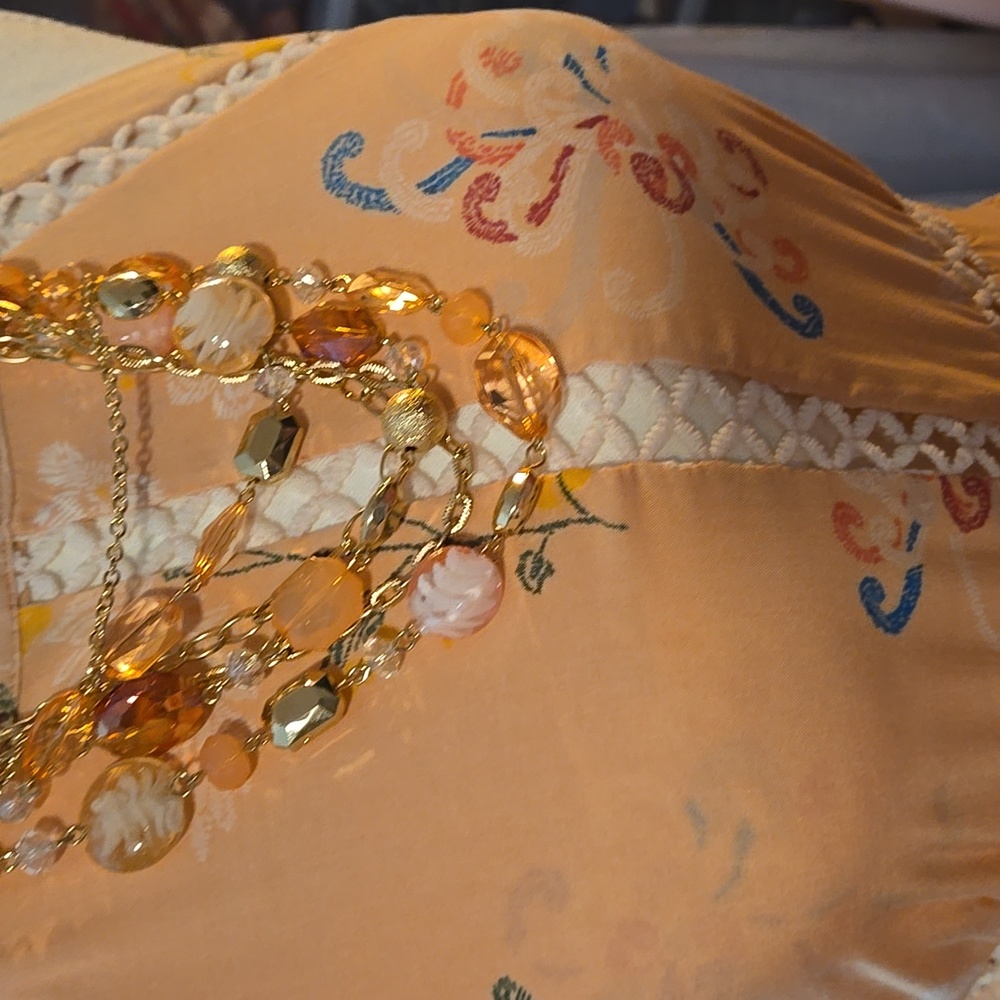 Jaase Peach Color Endless Summer Floral Maxi Dress NWOT - Picture 14 of 17